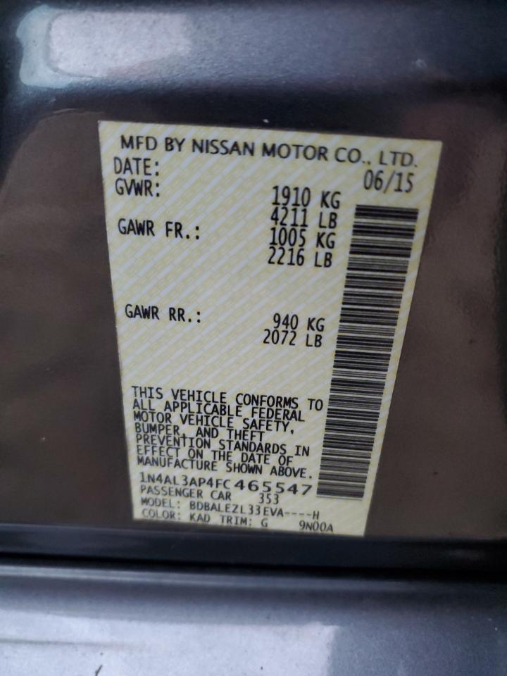 1N4AL3AP4FC465547 2015 NISSAN ALTIMA - Image 14