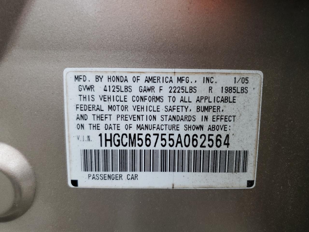 2005 Honda Accord - Image 12