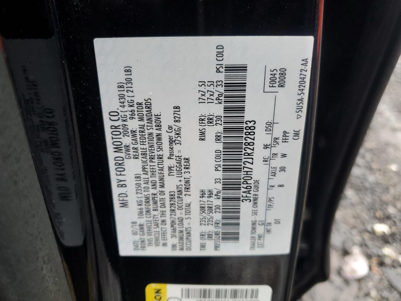 2018 Ford Fusion - Image 14