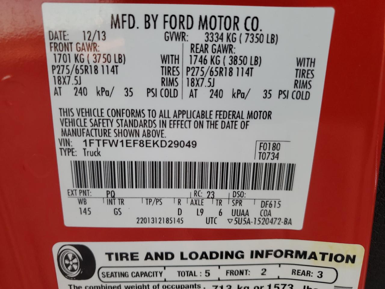 2014 Ford F-150 - Image 14