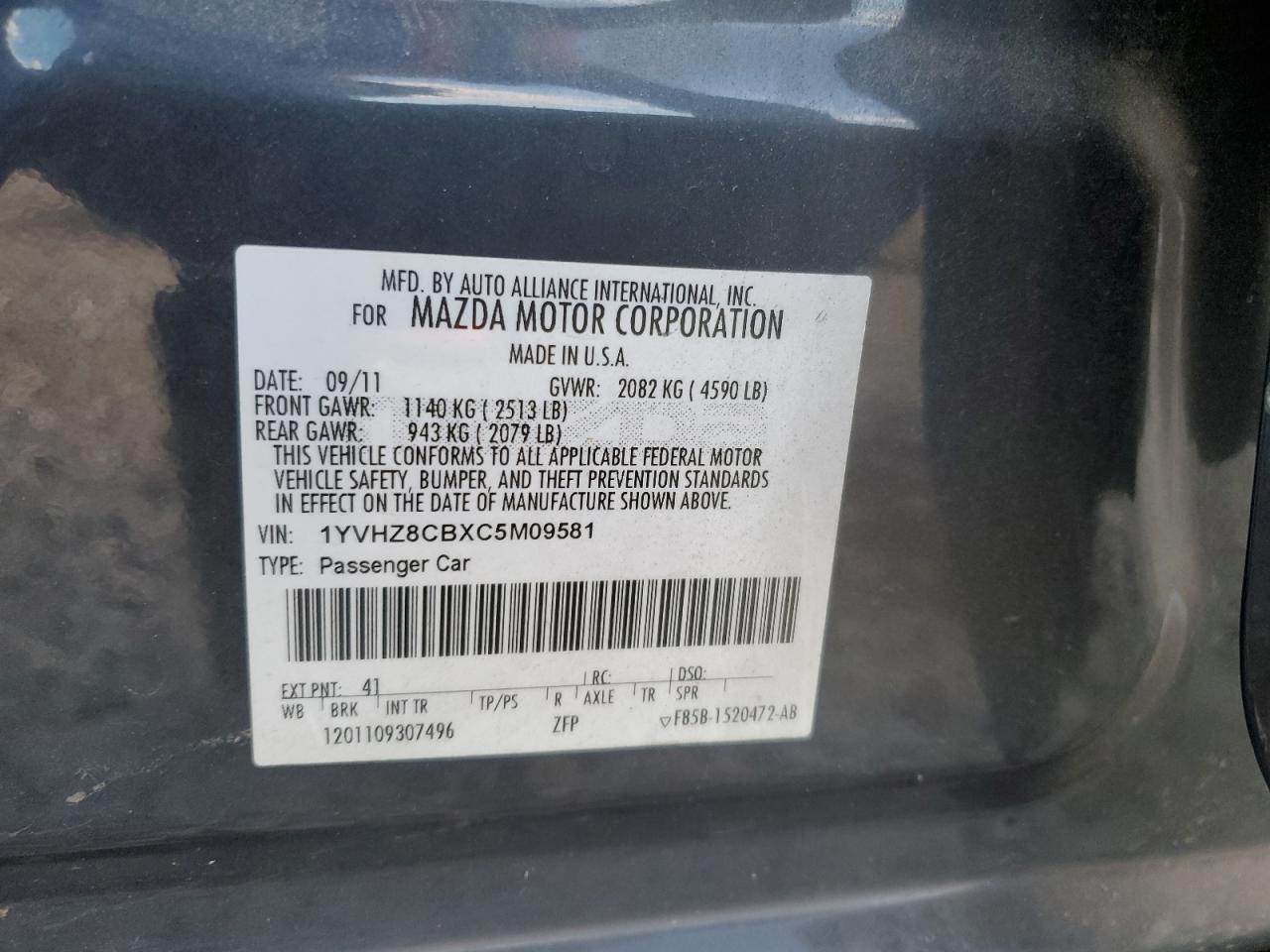 2012 Mazda 6 - Image 13
