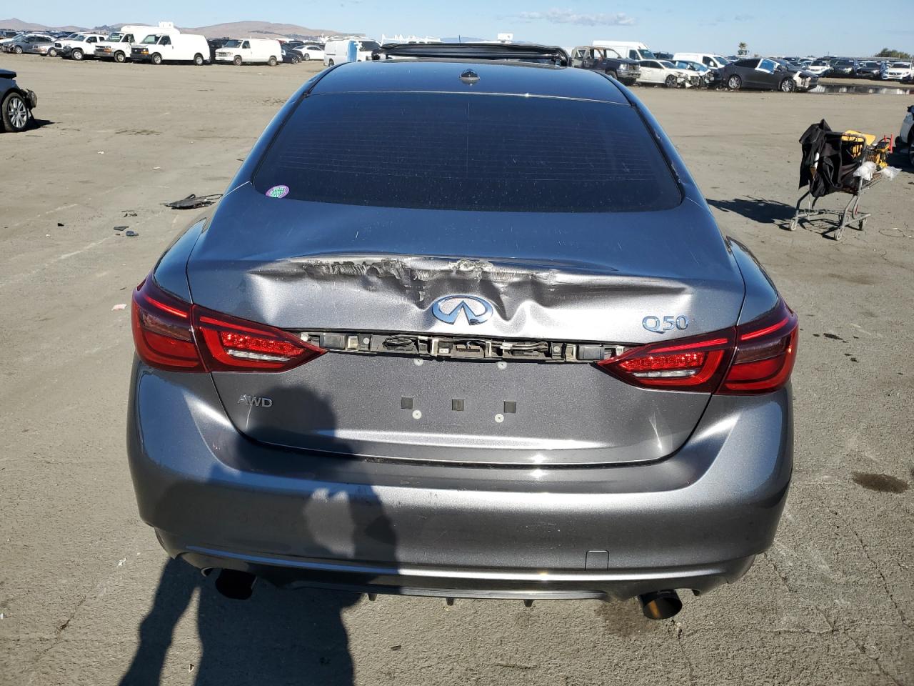 2019 Infiniti Q50 Luxe VIN: JN1EV7AR1KM558631 Lot: 80239724