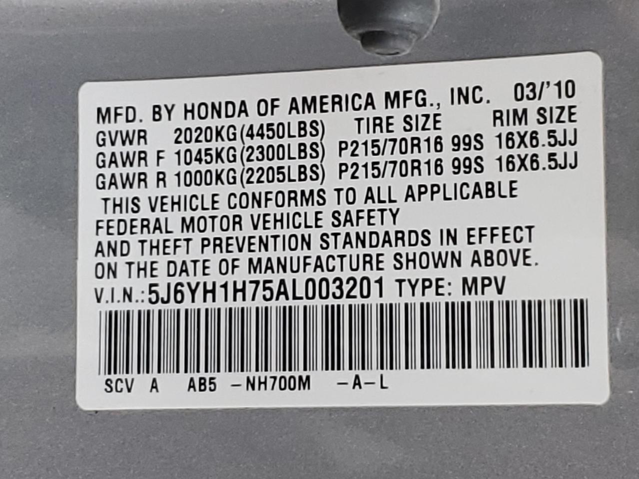 2010 Honda Element - Image 14