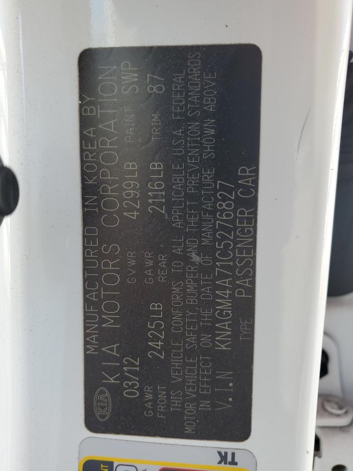 2012 Kia Optima - Image 12