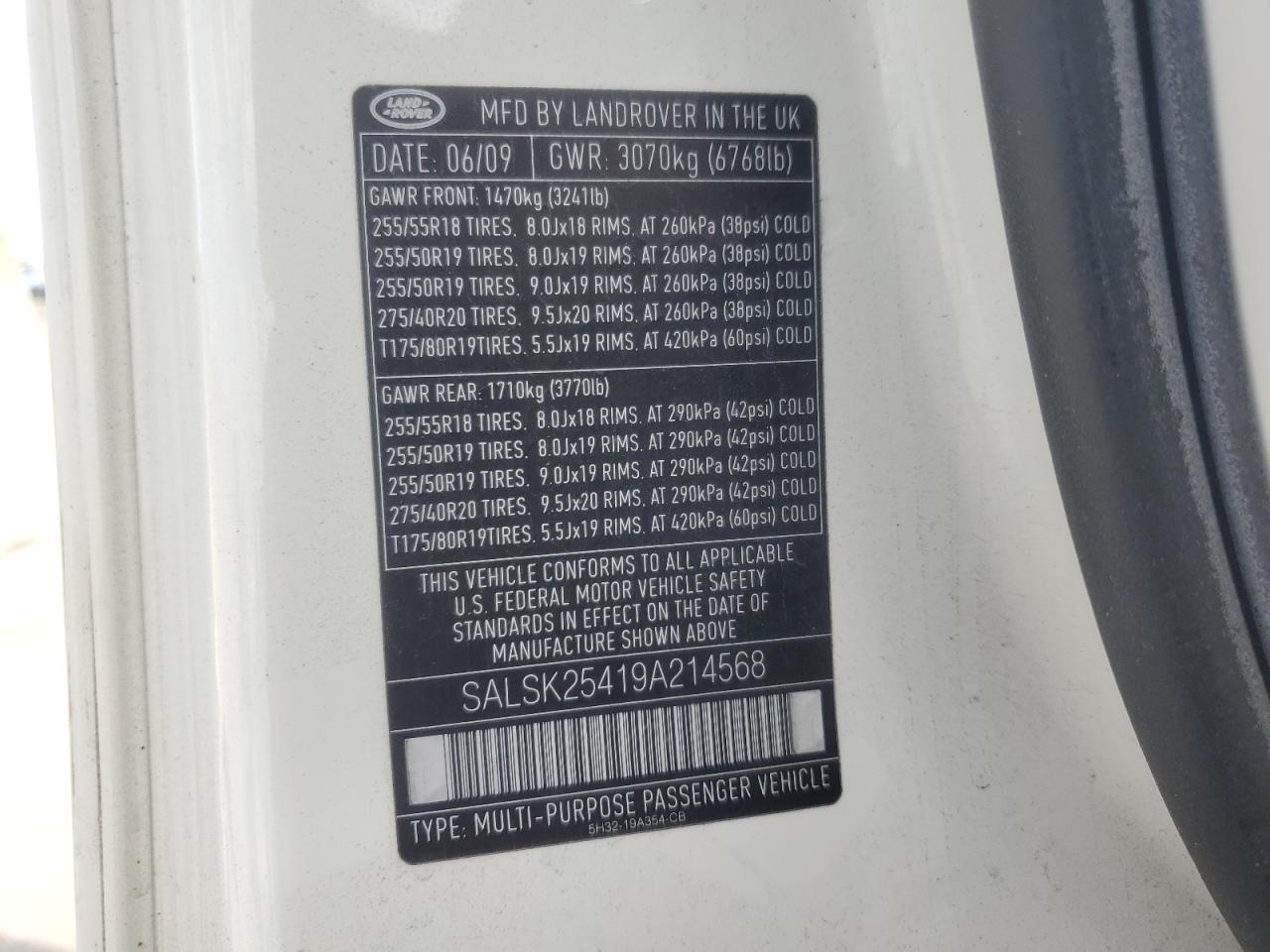 2009 Land Rover Range Rover - Image 14