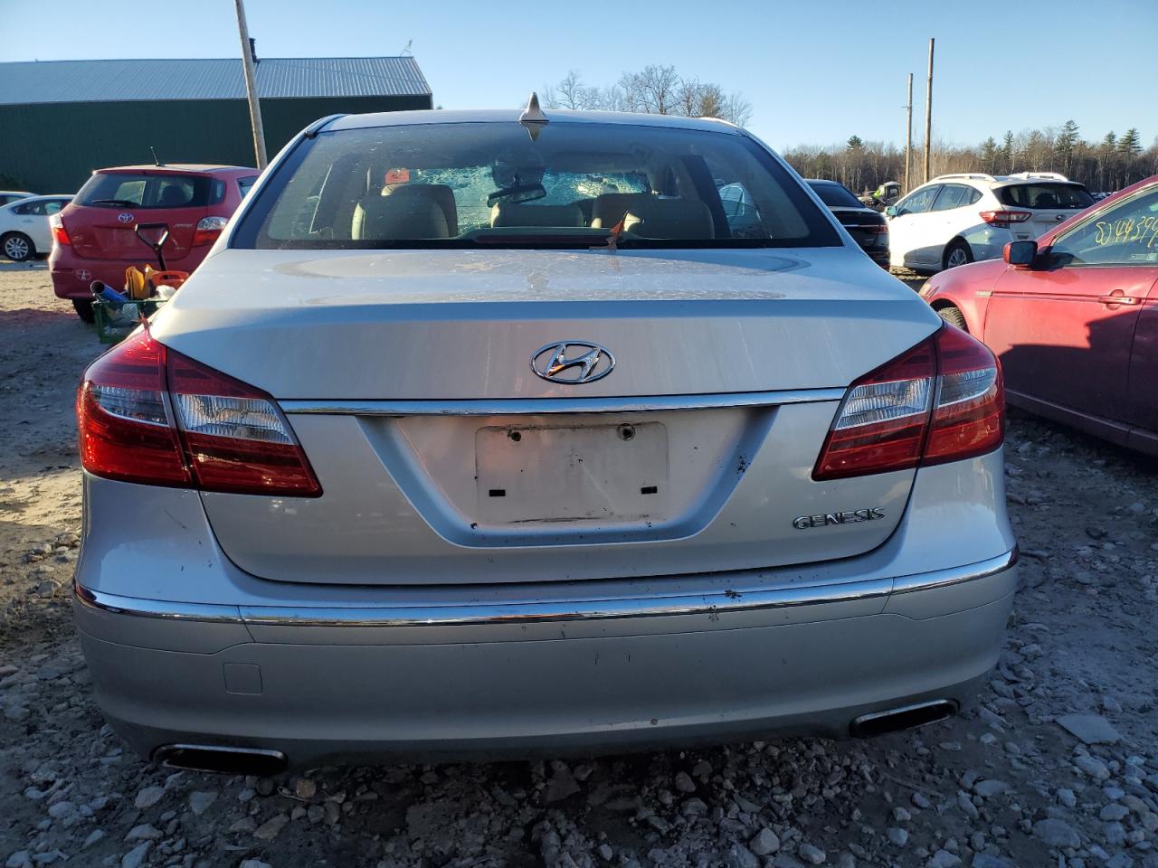 2013 Hyundai Genesis 3.8L VIN: KMHGC4DD1DU257463 Lot: 80411094