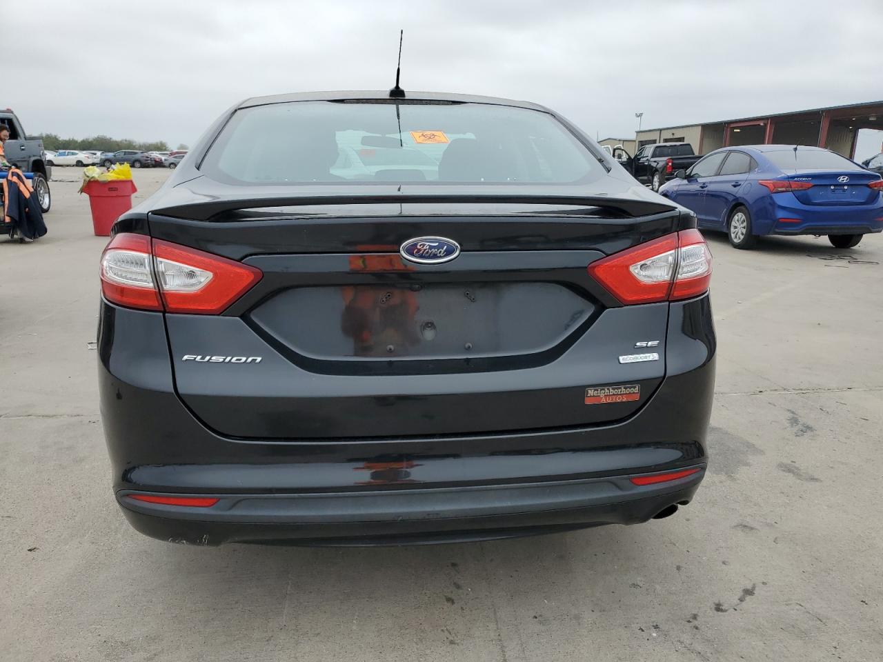 VIN 3FA6P0HD8ER128755 2014 FORD FUSION no.6