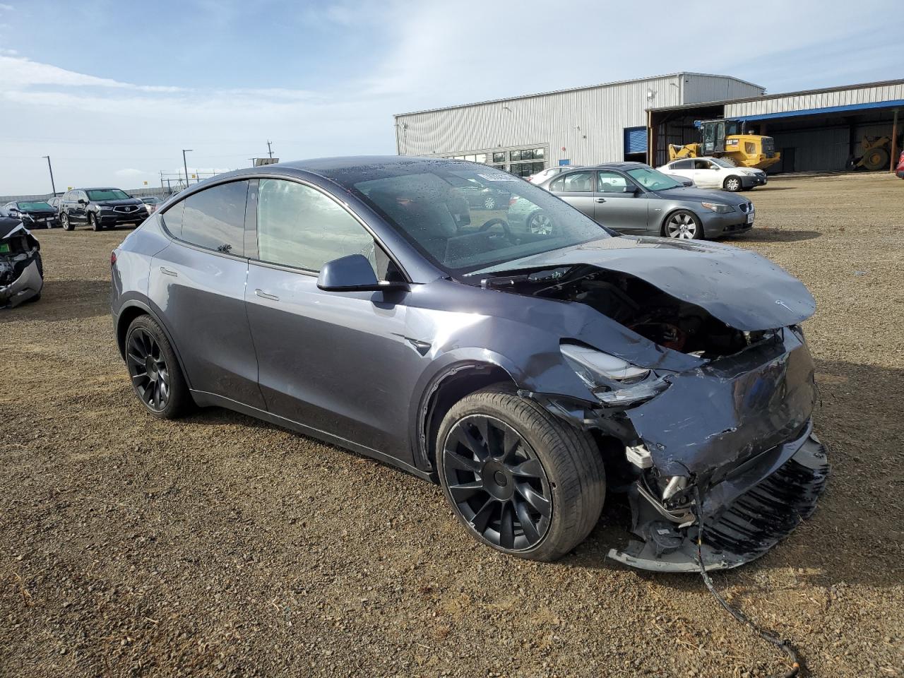 VIN 5YJYGDEE5MF072152 2021 TESLA MODEL Y no.4