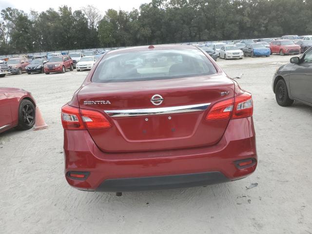  NISSAN SENTRA 2018 Czerwony