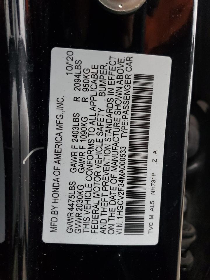 2021 Honda Accord - Image 12
