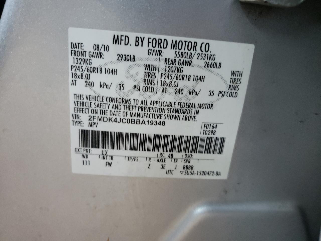2011 Ford Edge - Image 13