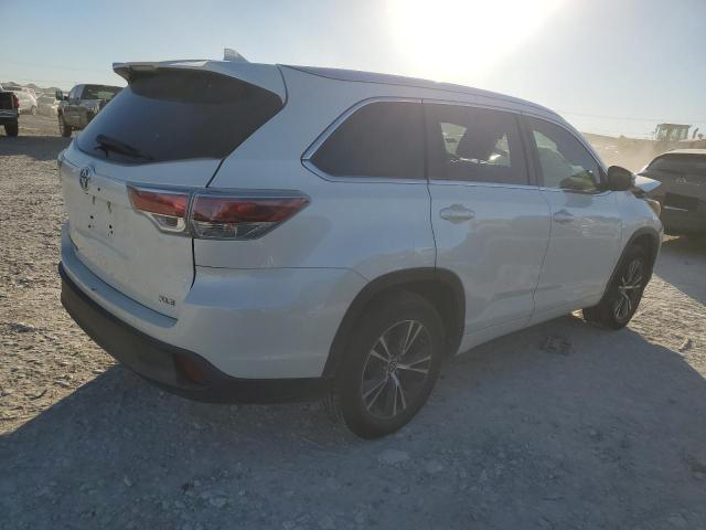 Parquets TOYOTA HIGHLANDER 2016 Biały