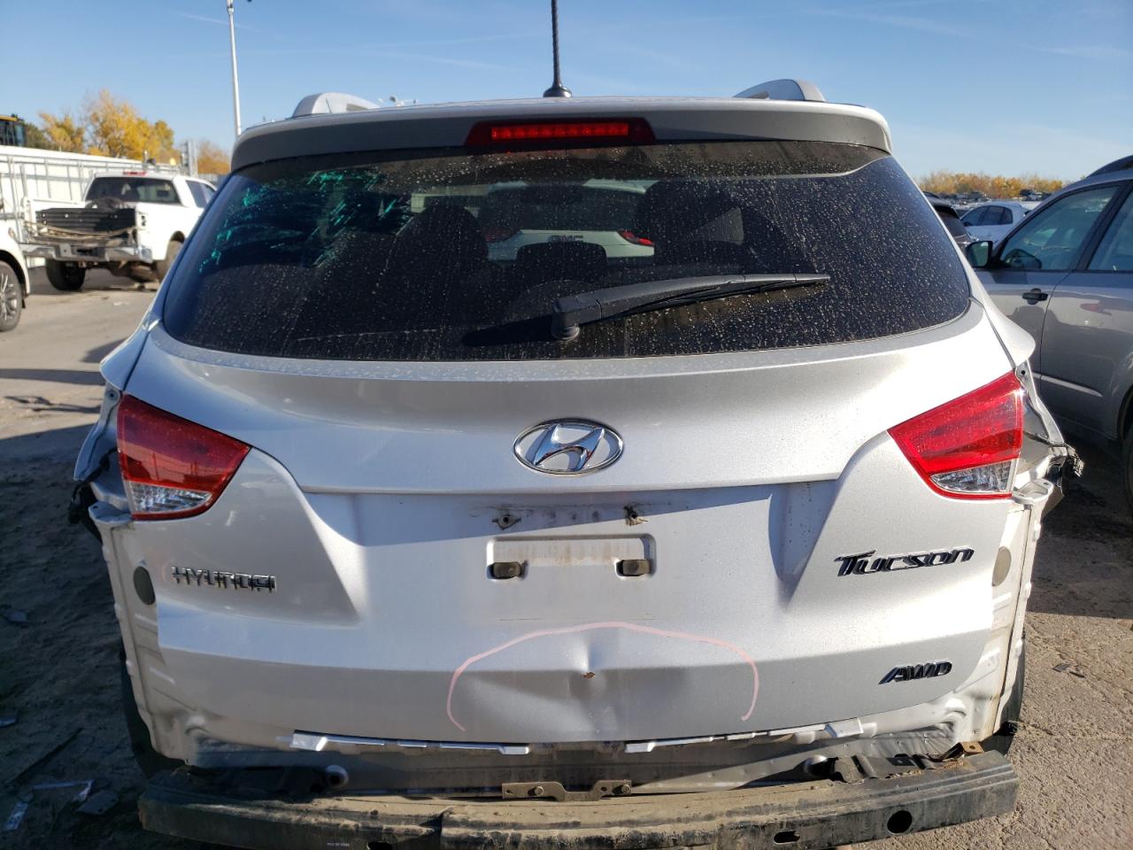 2013 Hyundai Tucson Gls VIN: KM8JUCAC4DU552727 Lot: 78736414