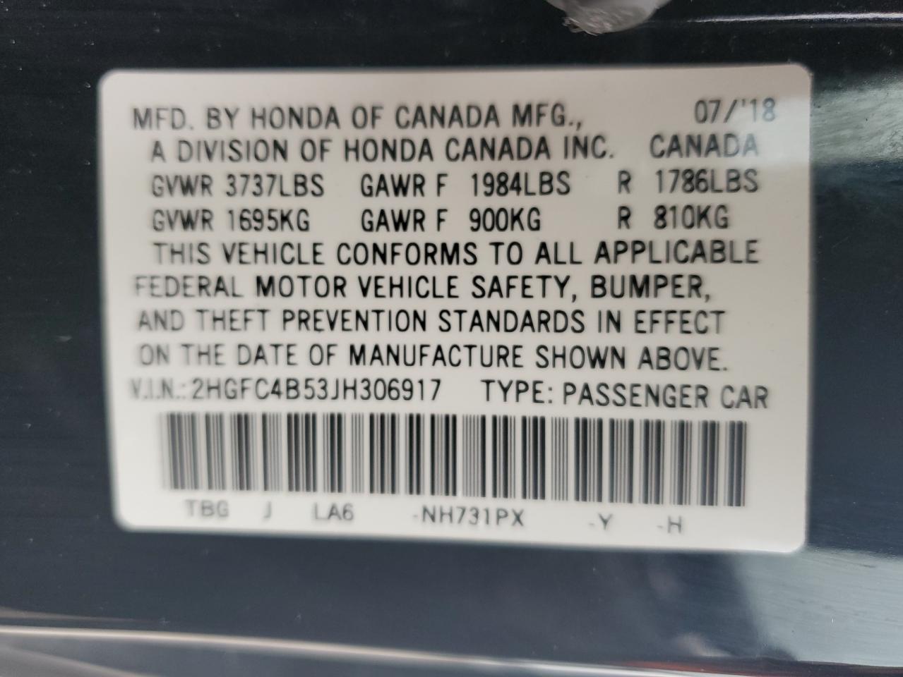 2018 Honda Civic - Image 14