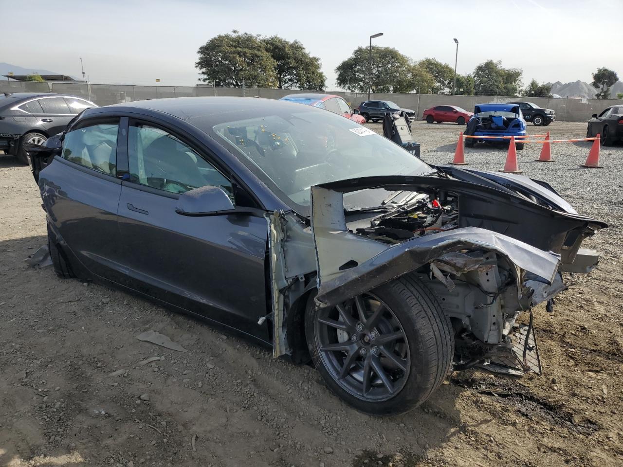 VIN 5YJ3E1EB8PF466236 2023 TESLA MODEL 3 no.4