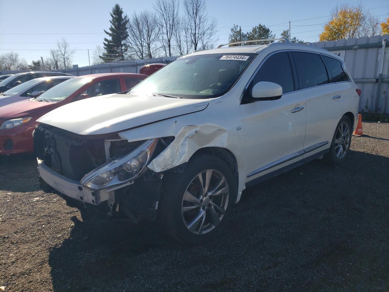 2015 Infiniti Qx60 VIN: 5N1AL0MM4FC529155 Lot: 76474434