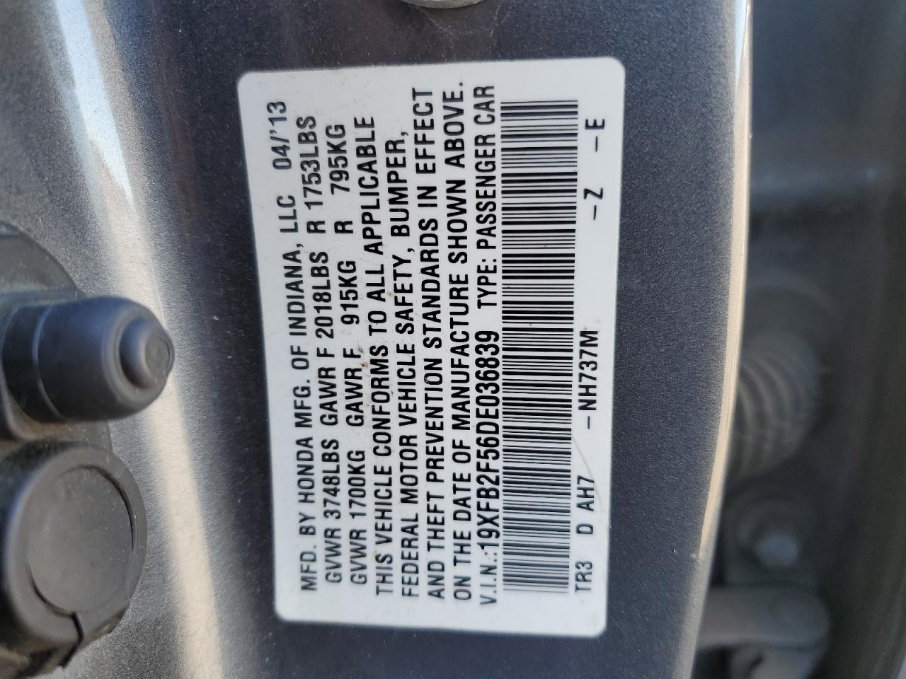 2013 Honda Civic - Image 12