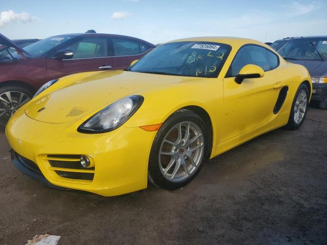  PORSCHE CAYMAN 2014 Желтый