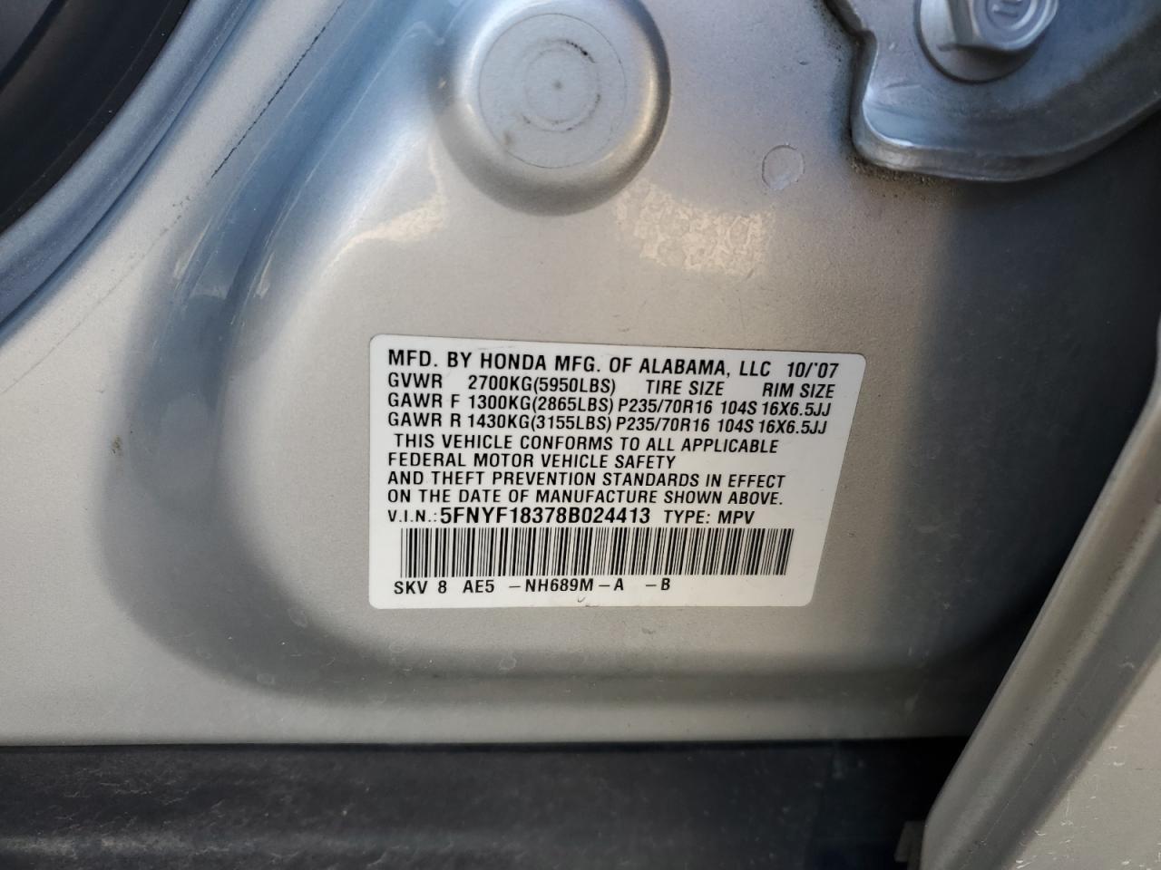 2008 Honda Pilot - Image 15