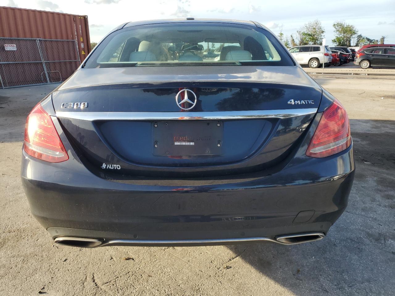 2015 Mercedes-Benz C 300 4Matic VIN: 55SWF4KB4FU021859 Lot: 80219104