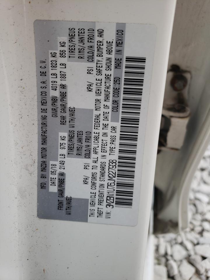2018 Mazda 3 Sport VIN: 3MZBN1U76JM227938 Lot: 78409034