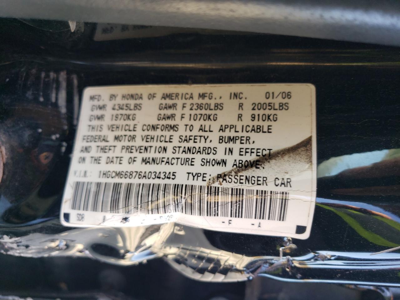 2006 Honda Accord - Image 12