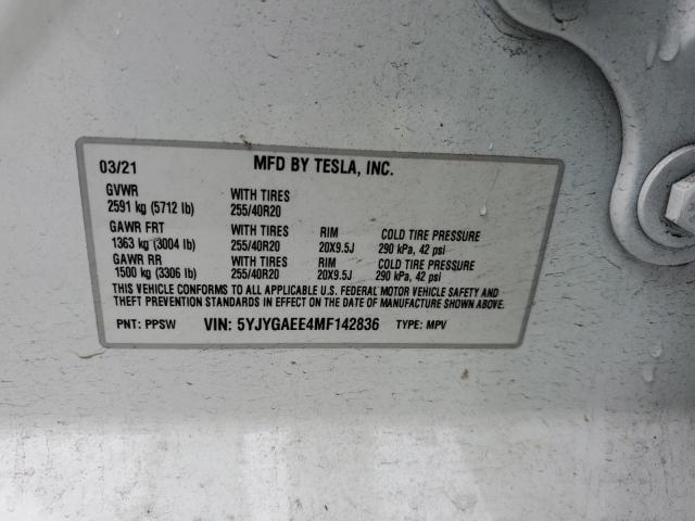 5YJYGAEE4MF142836 Tesla Model Y  12