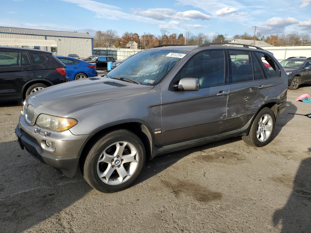 2005 Bmw X5 3.0I за продажба в Pennsburg, PA - Side