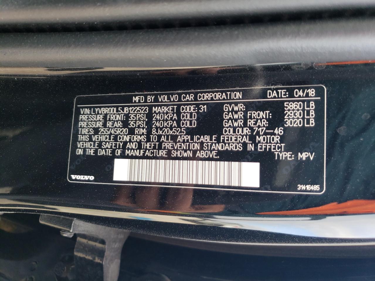 2018 Volvo XC60 - Image 15