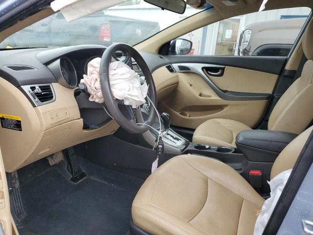  HYUNDAI ELANTRA 2012 Синий