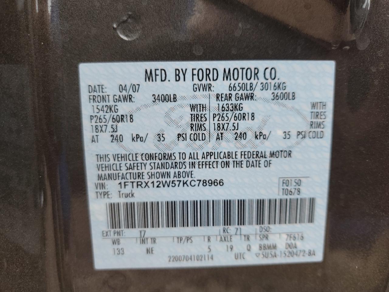 2007 Ford F-150 - Image 14