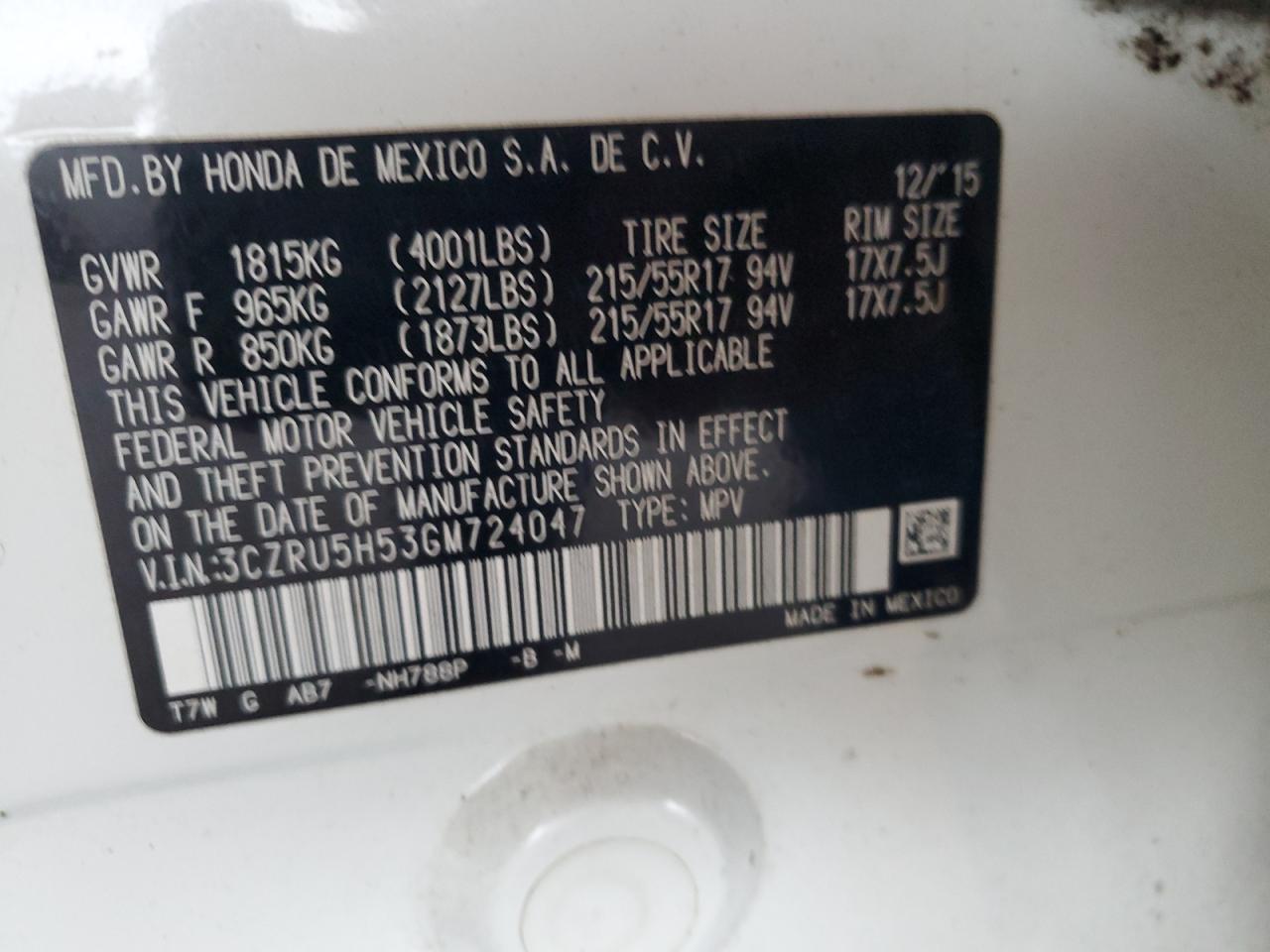 2016 Honda HR-V - Image 15