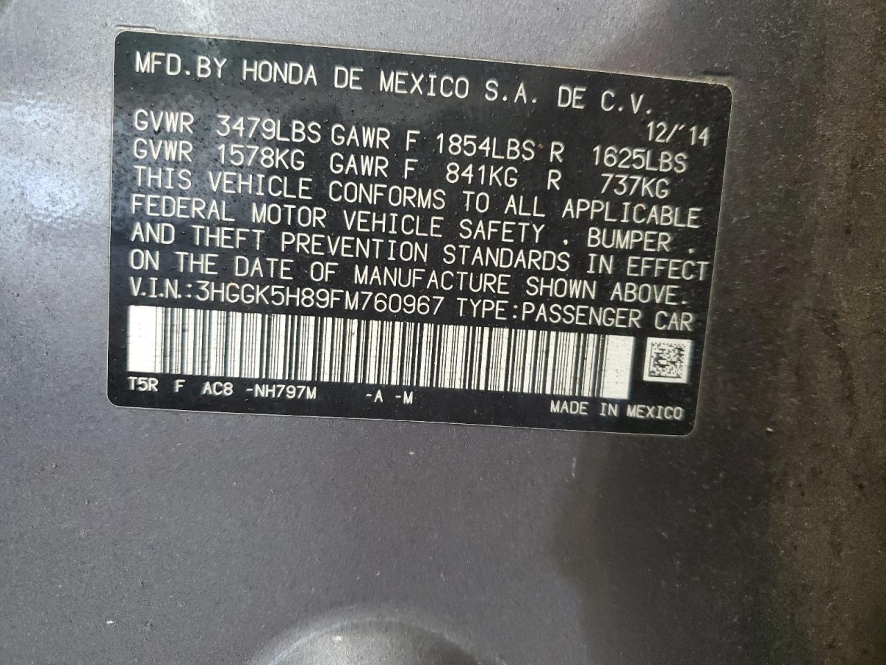 2015 Honda Fit - Image 12