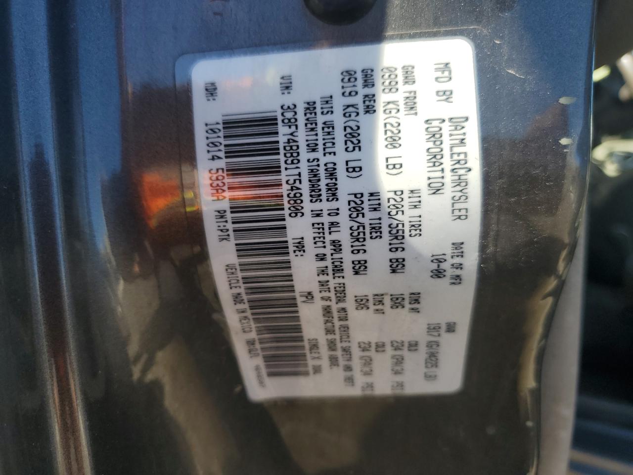 2001 Chrysler PT Cruiser - Image 15