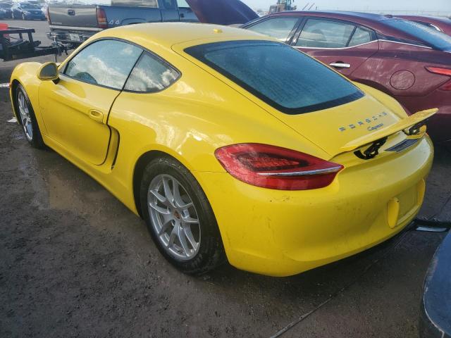  PORSCHE CAYMAN 2014 Желтый