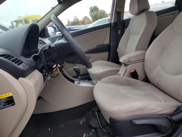  HYUNDAI ACCENT 2017 Burgundy