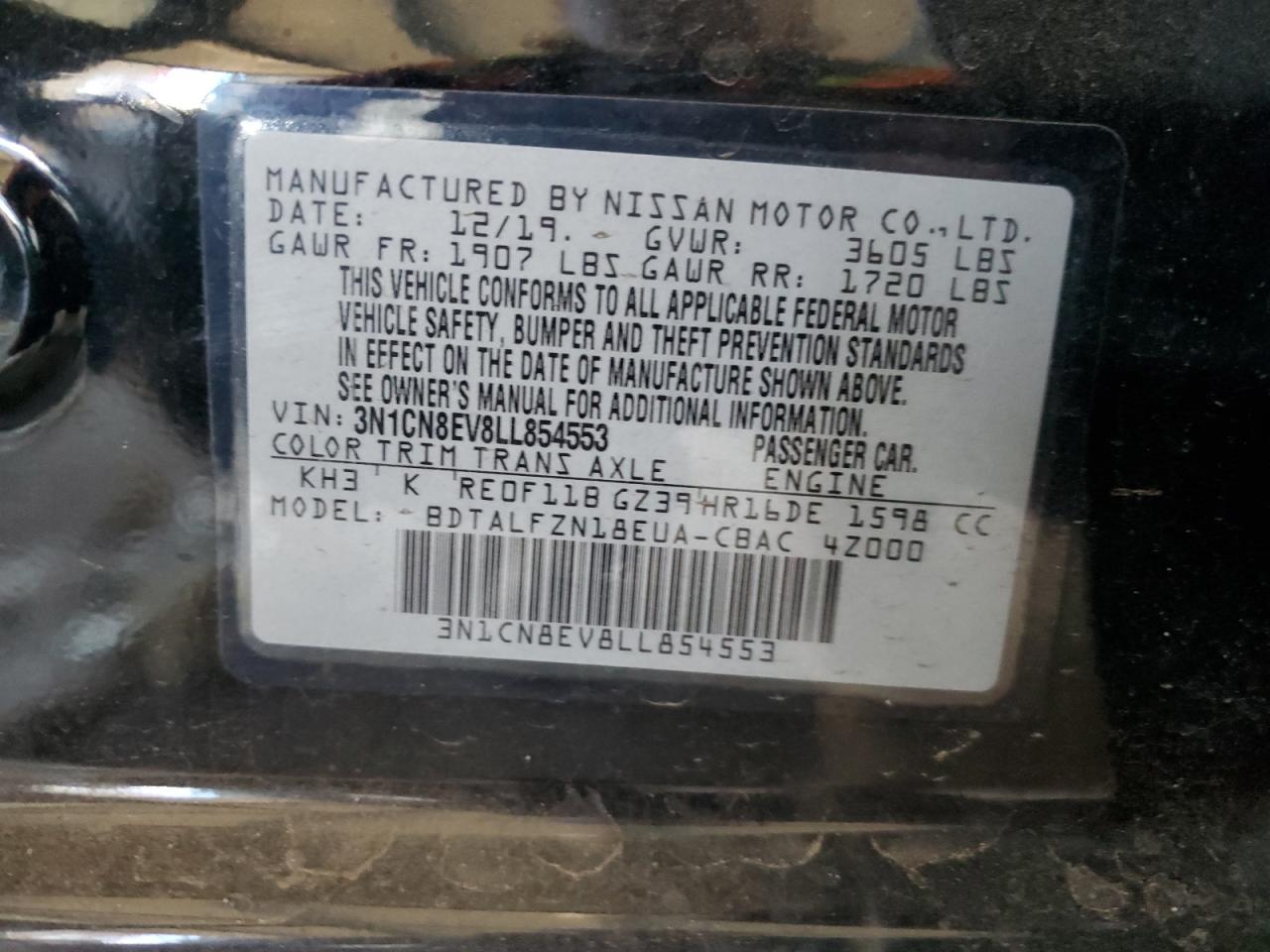 2020 Nissan Versa - Image 12