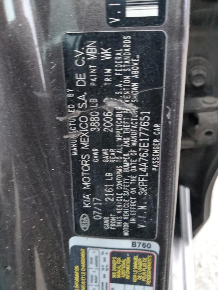 2018 Kia Forte Lx VIN: 3KPFL4A76JE177651 Lot: 78902944