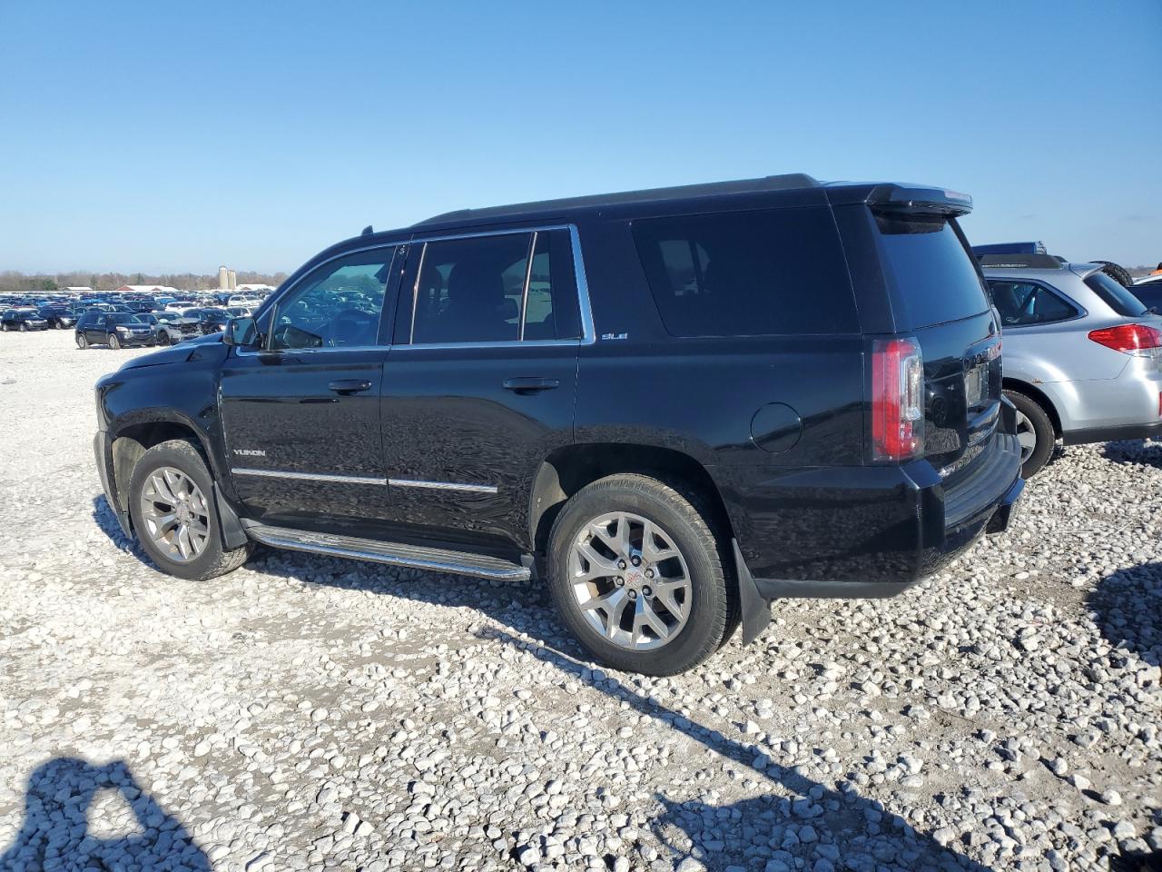 2015 GMC Yukon Sle black suv gas 1GKS2AKC1FR551224 photo #3