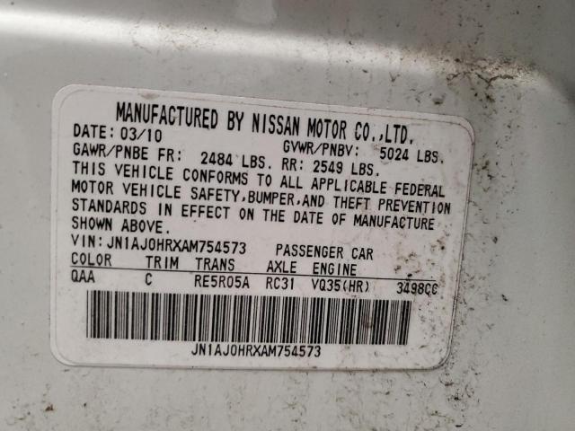 2010 INFINITI EX35 BASE  