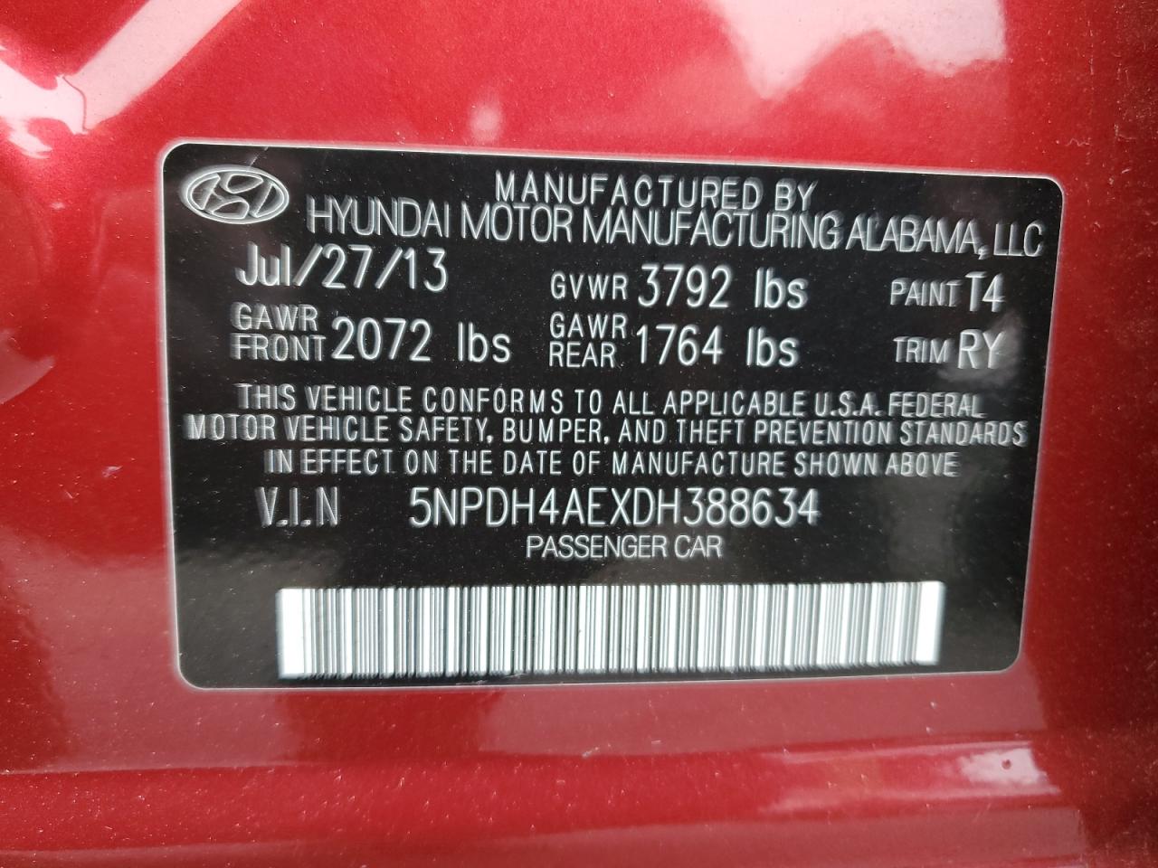 2013 Hyundai Elantra - Image 12