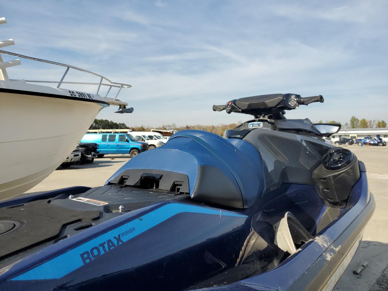 2004 Sea-doo Gtx 4-tec Wake Pwc Silver Upper Hood Storage