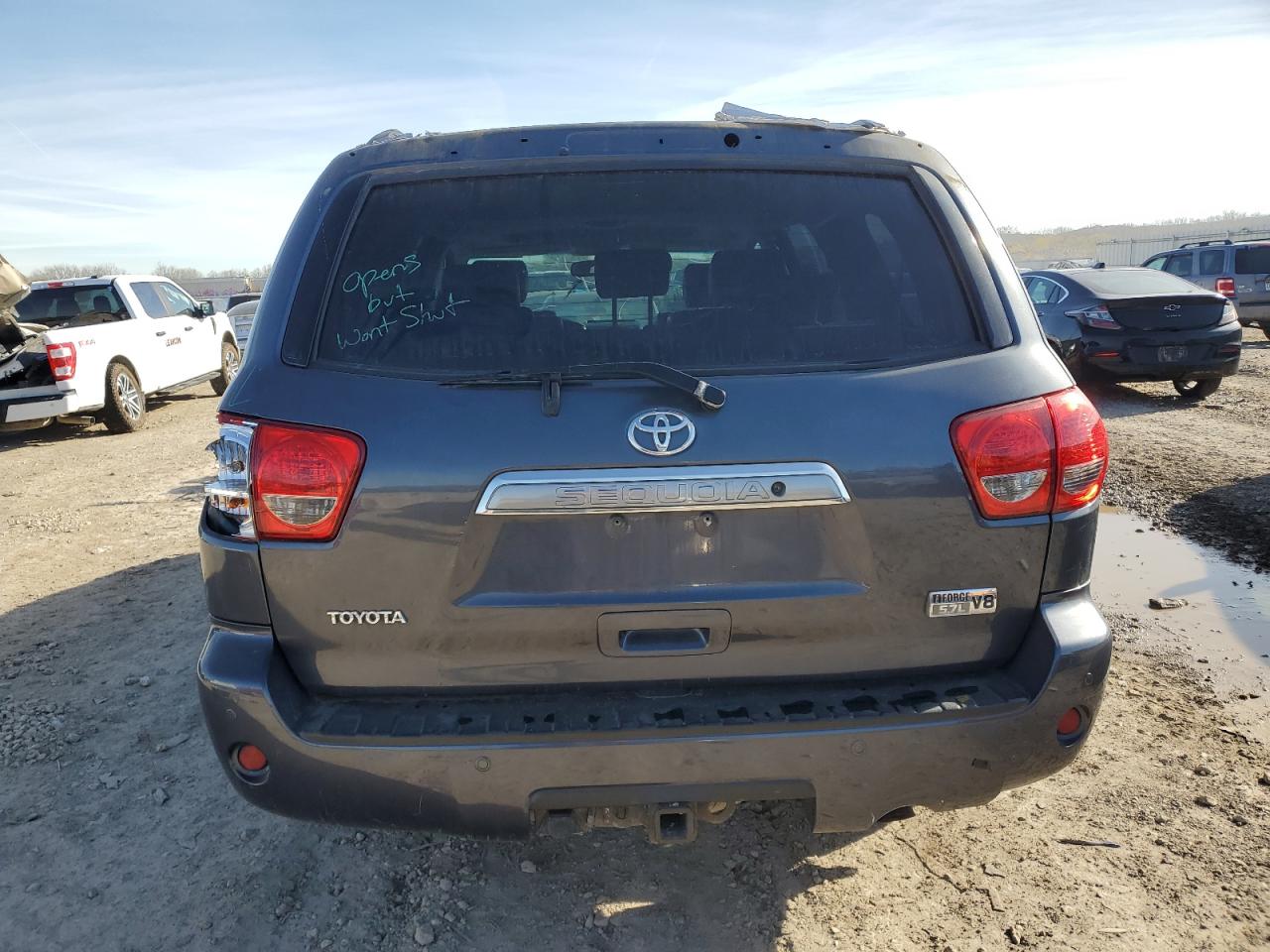 2008 Toyota Sequoia Limited VIN: 5TDBY68A28S007185 Lot: 81940494