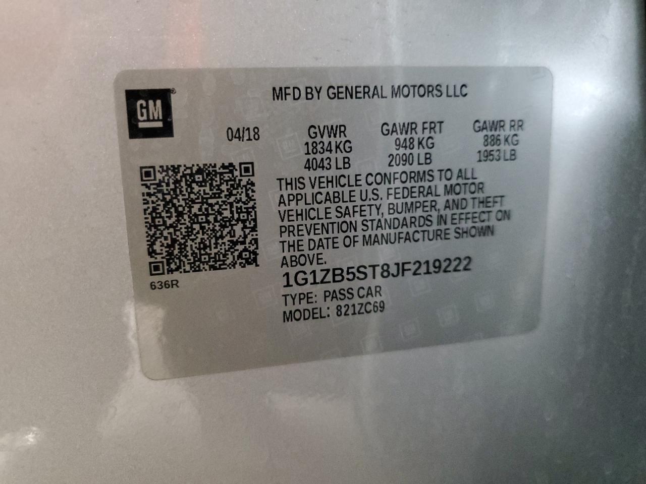 2018 Chevrolet Malibu - Image 14