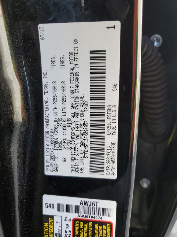 VIN 5TFEM5F13FX094057 2015 TOYOTA TUNDRA no.13