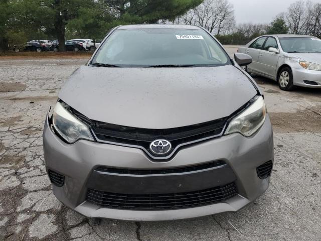 Sedans TOYOTA COROLLA 2016 tan