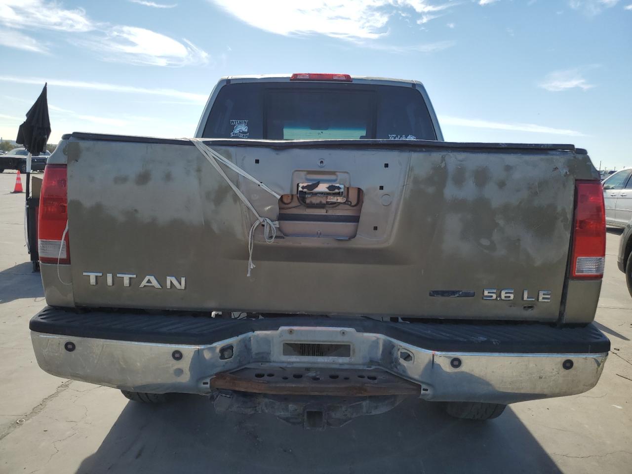 2008 Nissan Titan Xe VIN: 1N6BA07D68N331854 Lot: 81683984