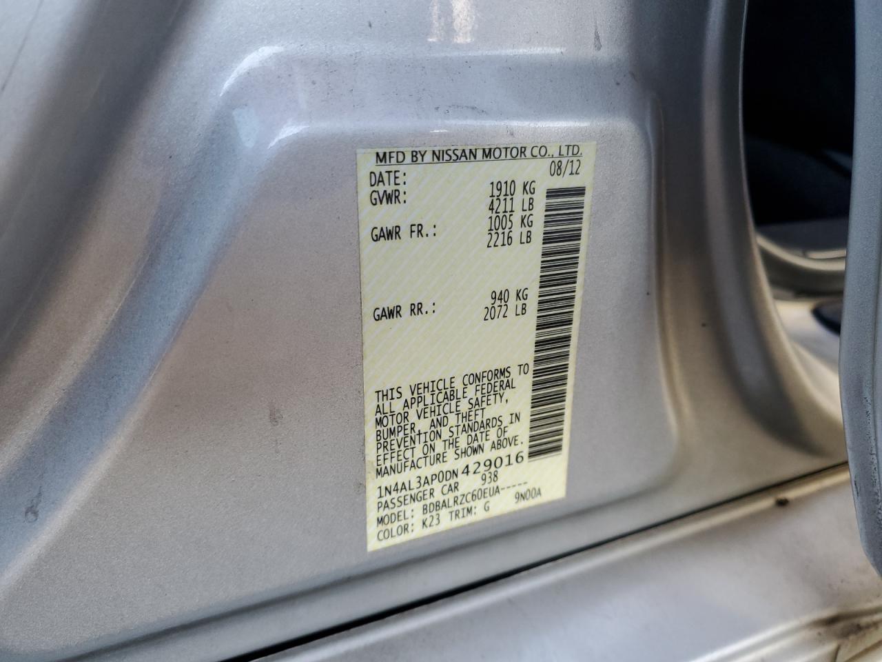 2013 Nissan Altima - Image 12