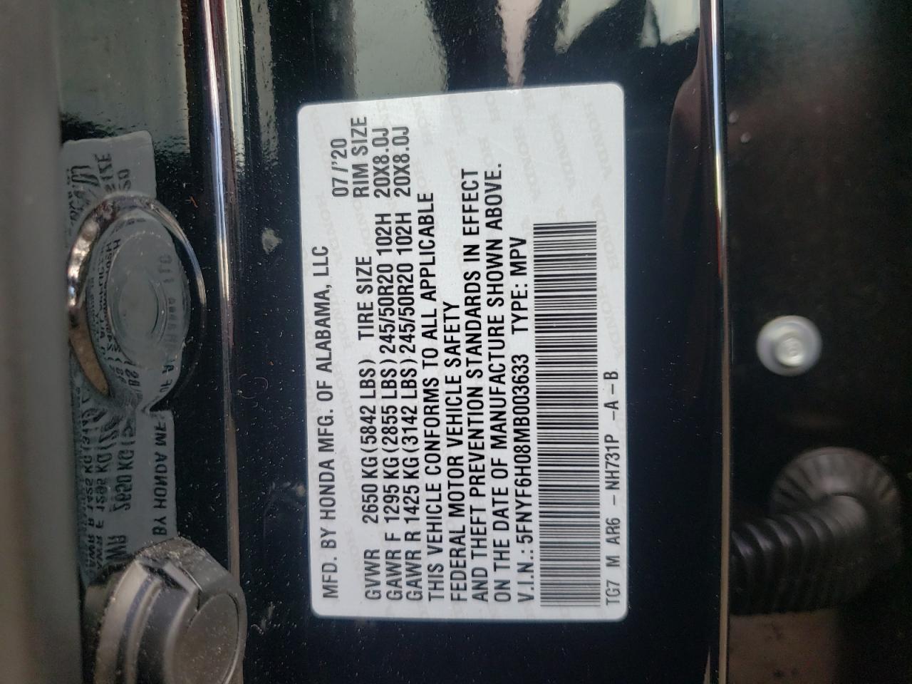 2021 Honda Pilot - Image 15