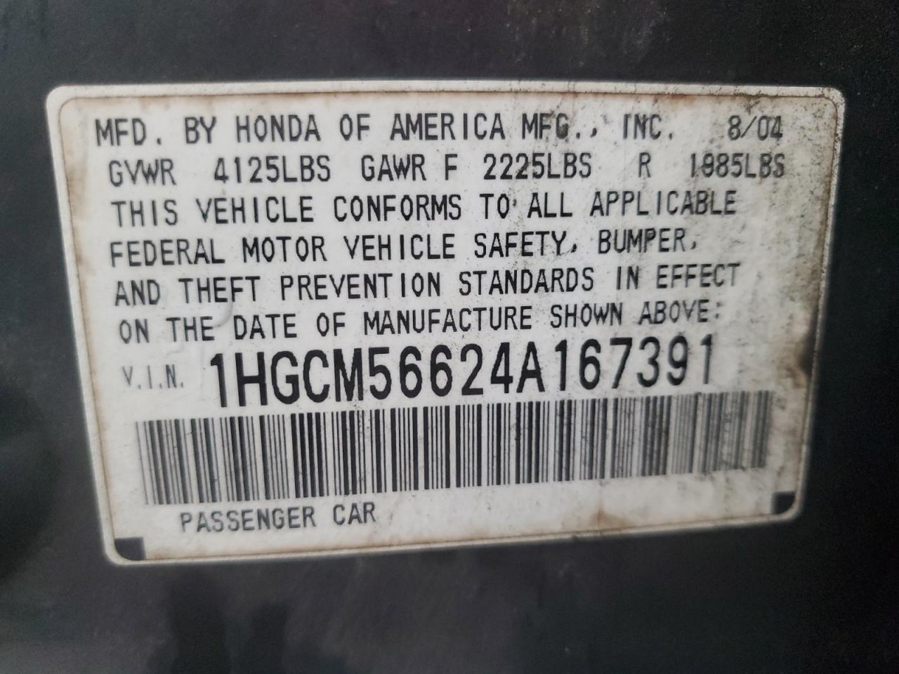 2004 Honda Accord - Image 12